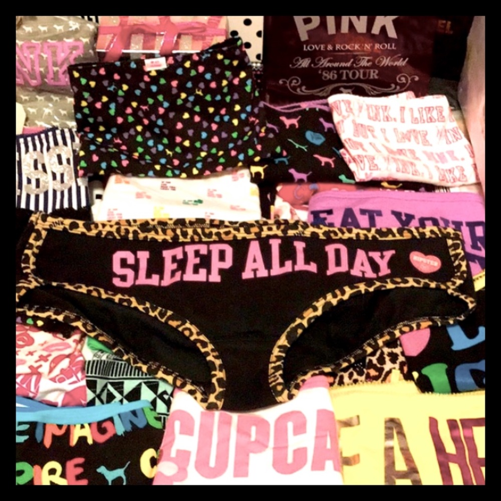 💕ⓅⒾⓃⓀ ⓋⓈ VINTAGE/HTF/RARE ELR Hipster Panty NWT💕 - Picture 2 of 5